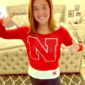 2 for 1! Nebraska Huskers tank top & jersey!